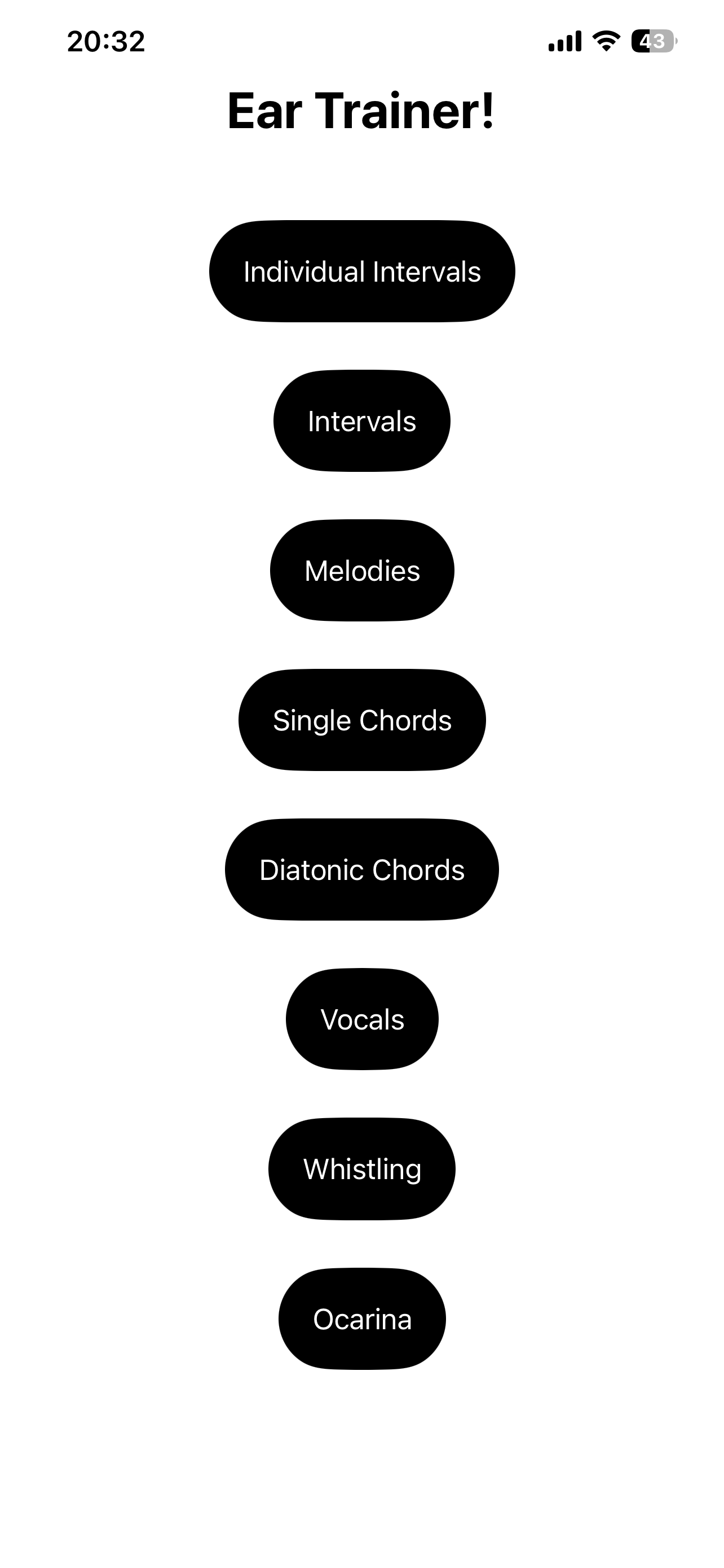 Ear Trainer Screenshot 1