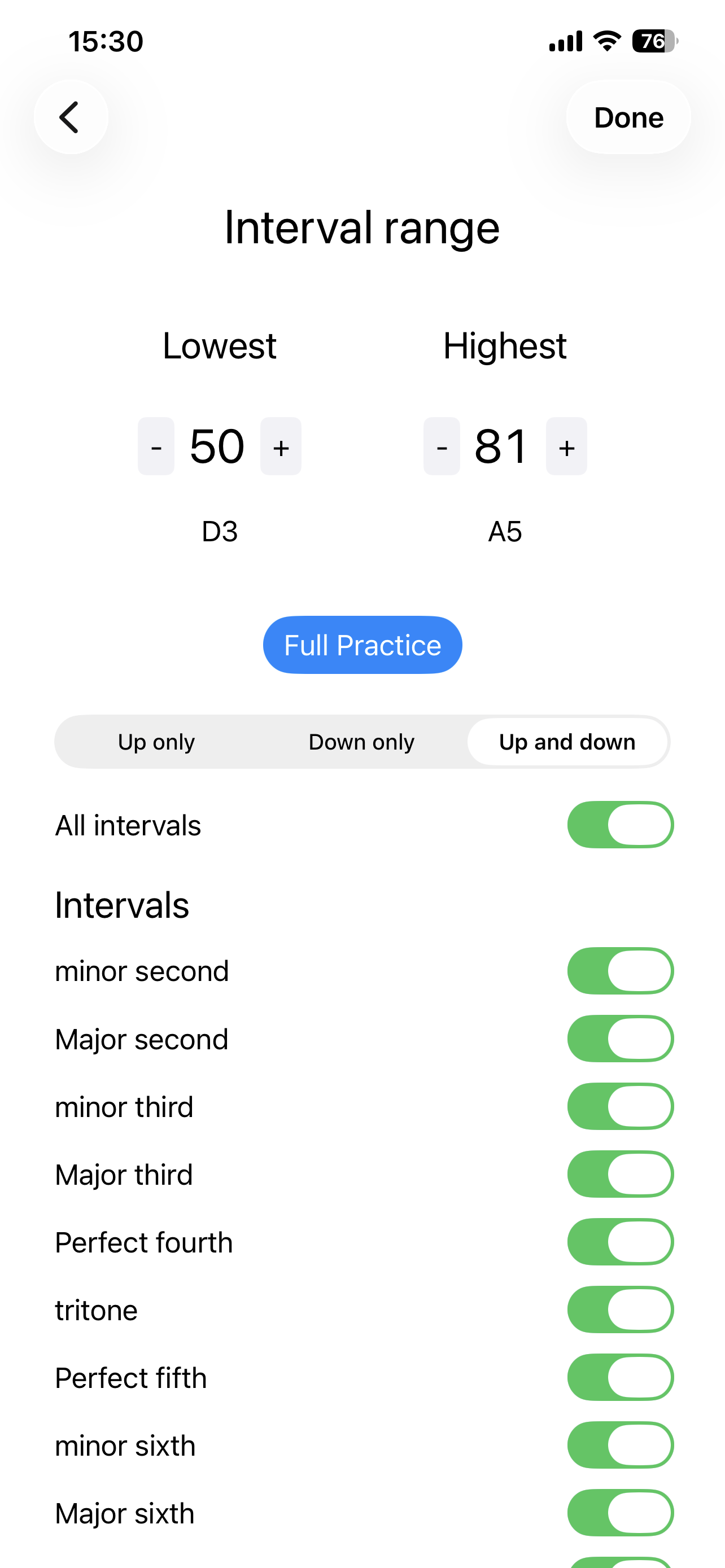 Nathan's Music Trainer Screenshot 3