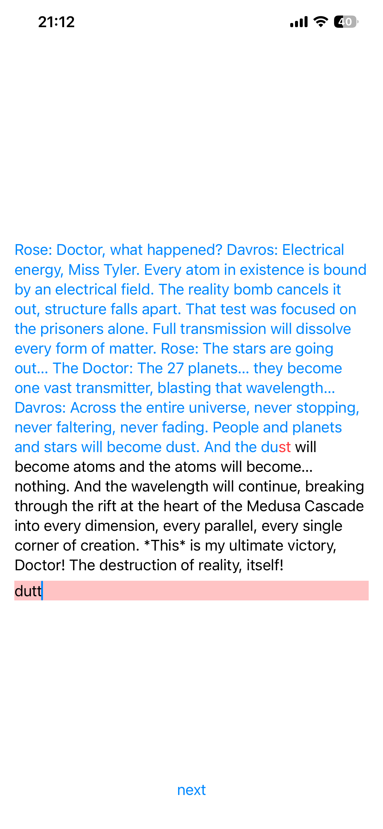 Type Trainer Screenshot 2